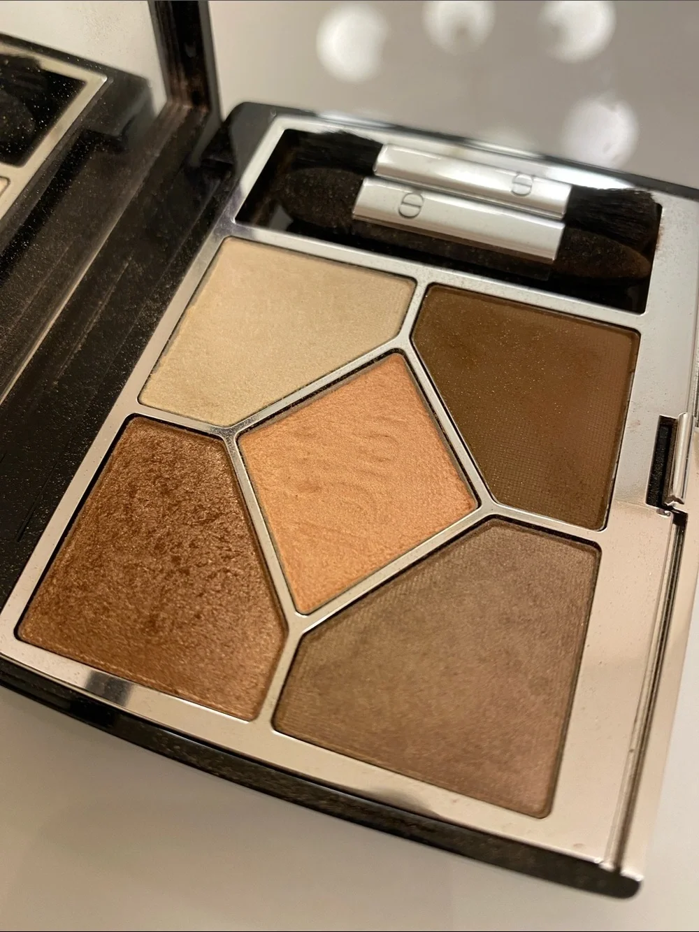 Dior Five-Shade Eyeshadow Palette in Brown, Peach & Cream